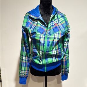Nike Plaid Windbreaker Jacket